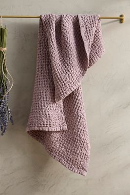 Waffle Weave Hand Towel, Rose