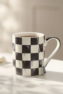 MacKenzie-Childs Check Porcelain Mug
