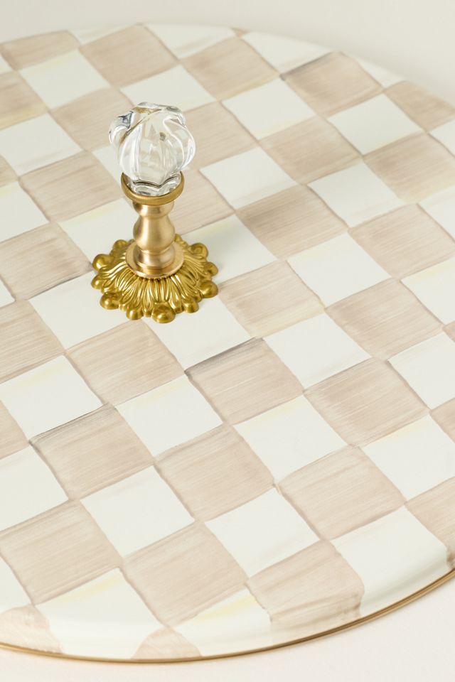 MacKenzie-Childs Check Cheese Platter #2