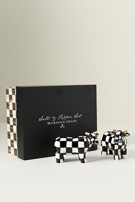 MacKenzie-Childs Cow Salt & Pepper Set | AnthroHome