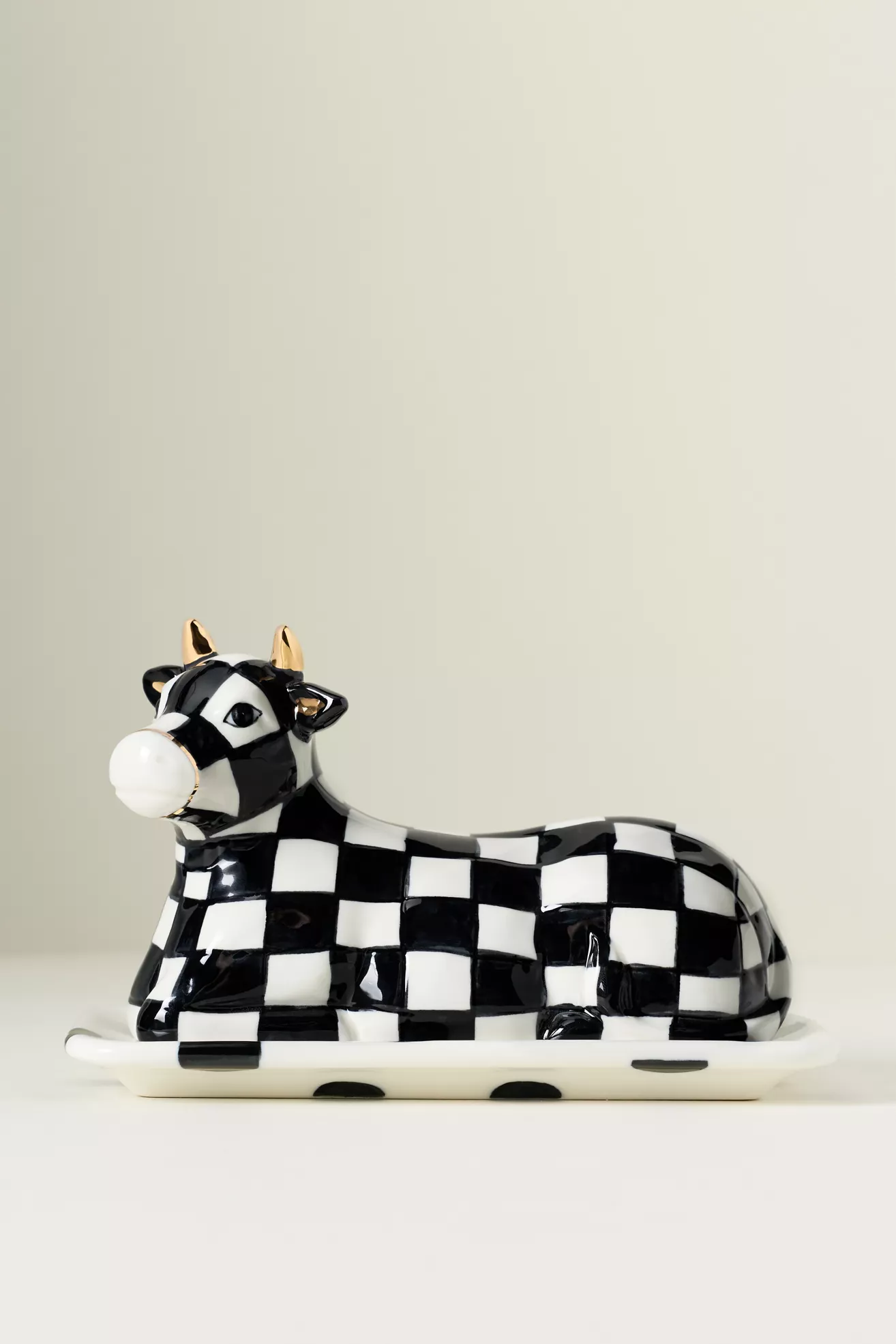MacKenzie-Childs Cow Creamery Butter Dish