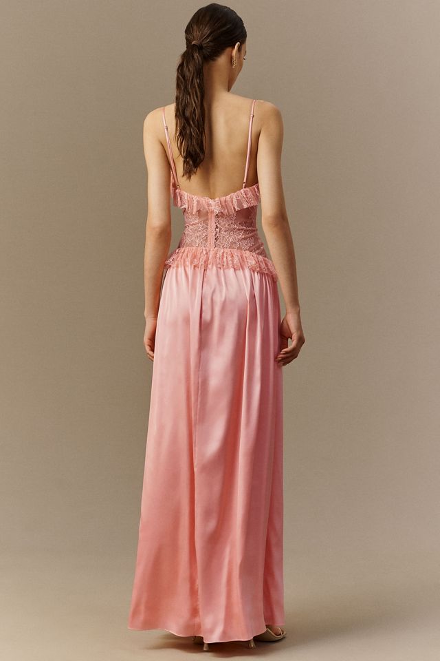 chinese dress ladies Generation Love Monica Satin Maxi Dress – Bluefly