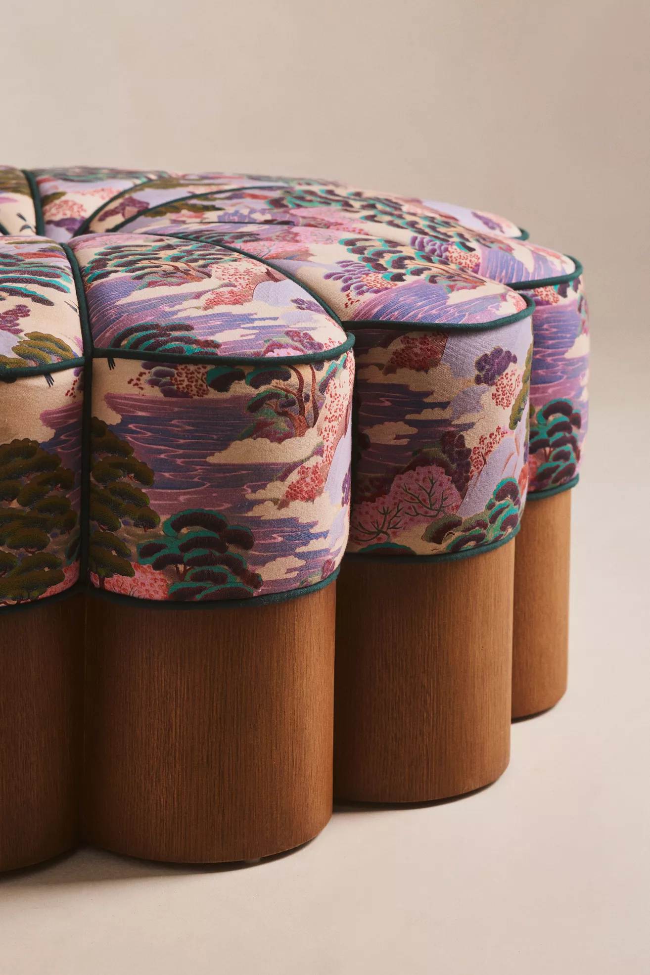 Merve Kahraman Floral Ottoman - thumbnail 6
