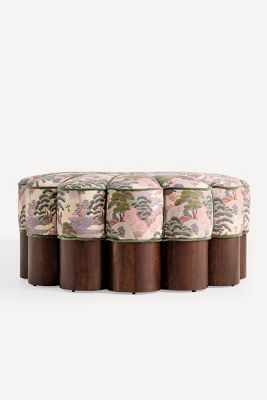 Merve Kahraman Floral Ottoman