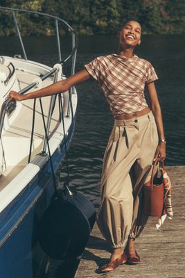 Maeve Faux Leather Bucket Bag