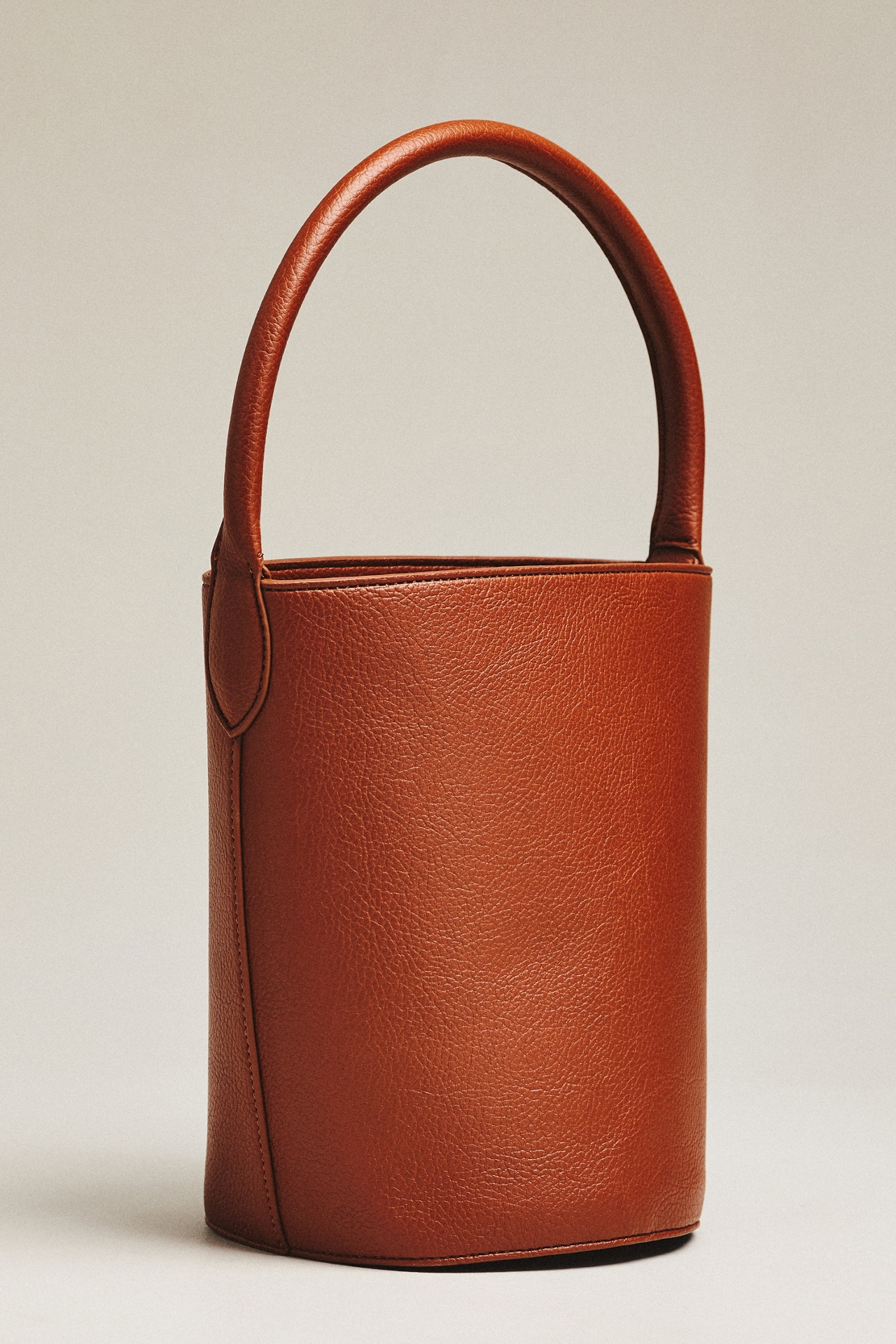 Maeve Faux Leather Bucket Bag