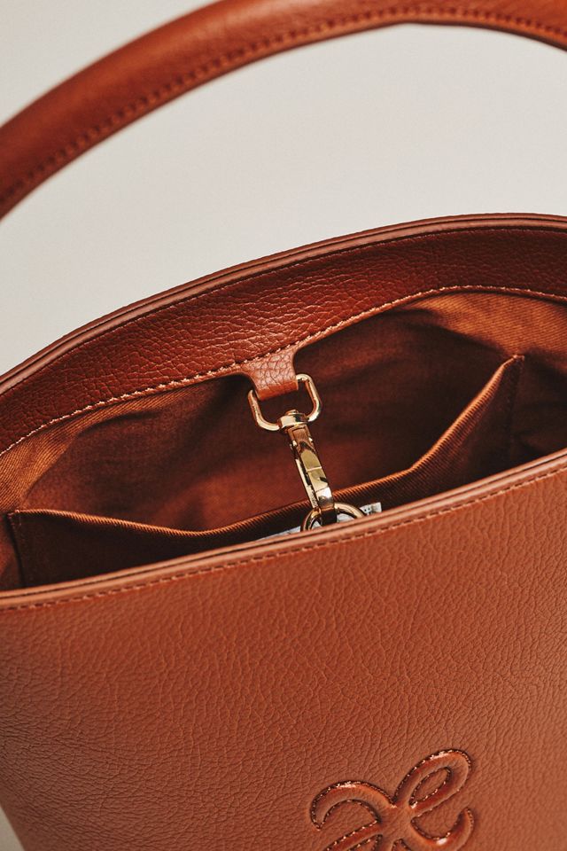 Maeve Faux Leather Bucket Bag | Anthropologie