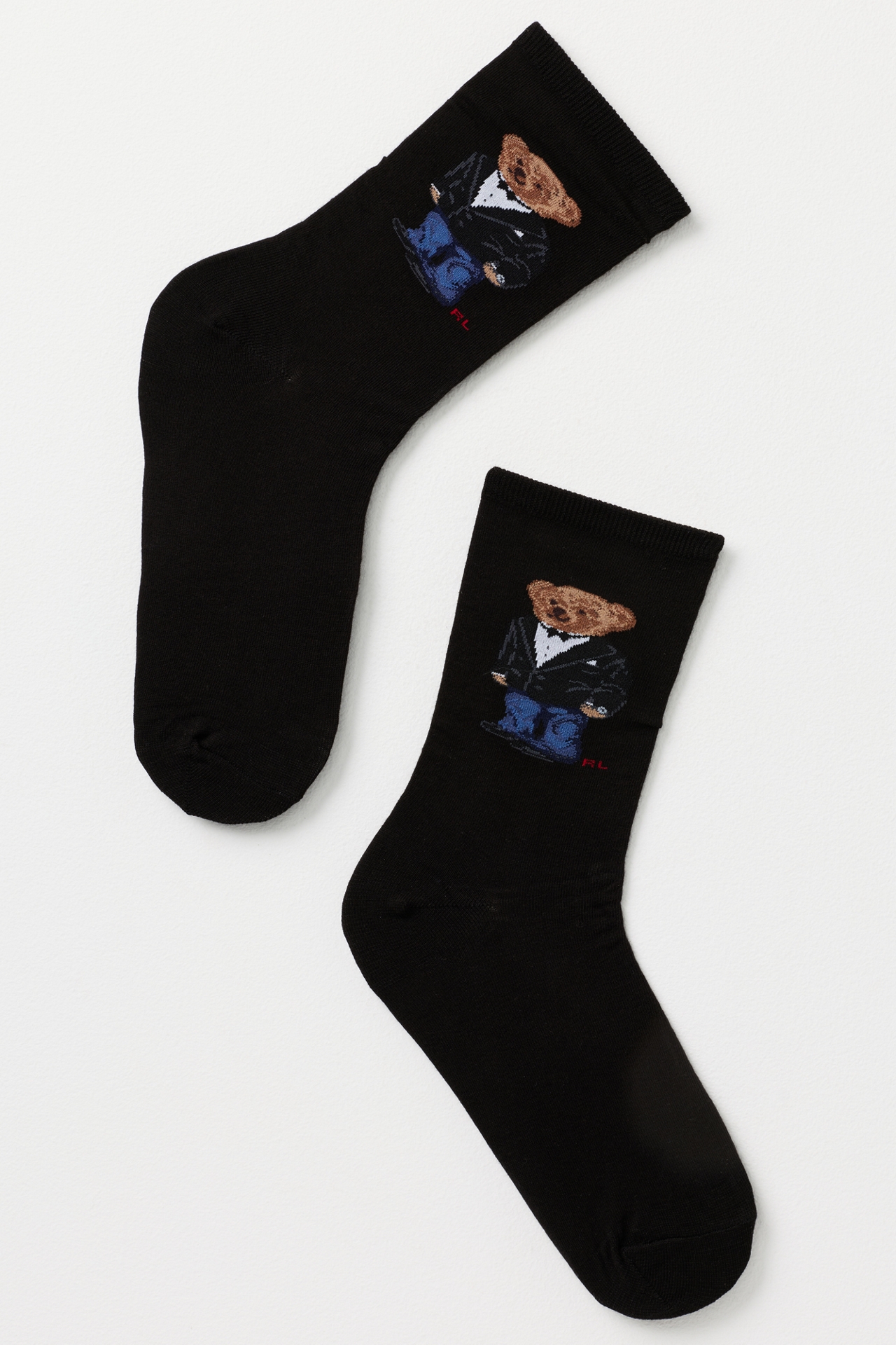 Polo Ralph Lauren Tuxedo Bear Crew Socks