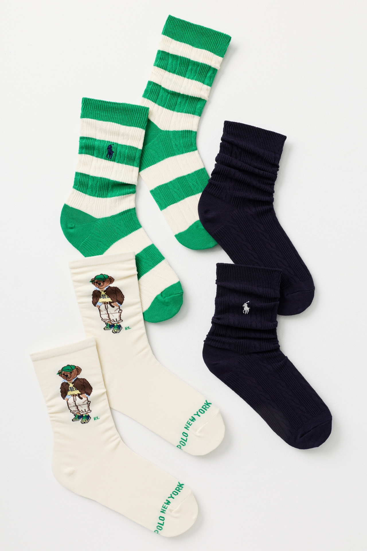 Polo Ralph Lauren Crew Socks, Set of 3