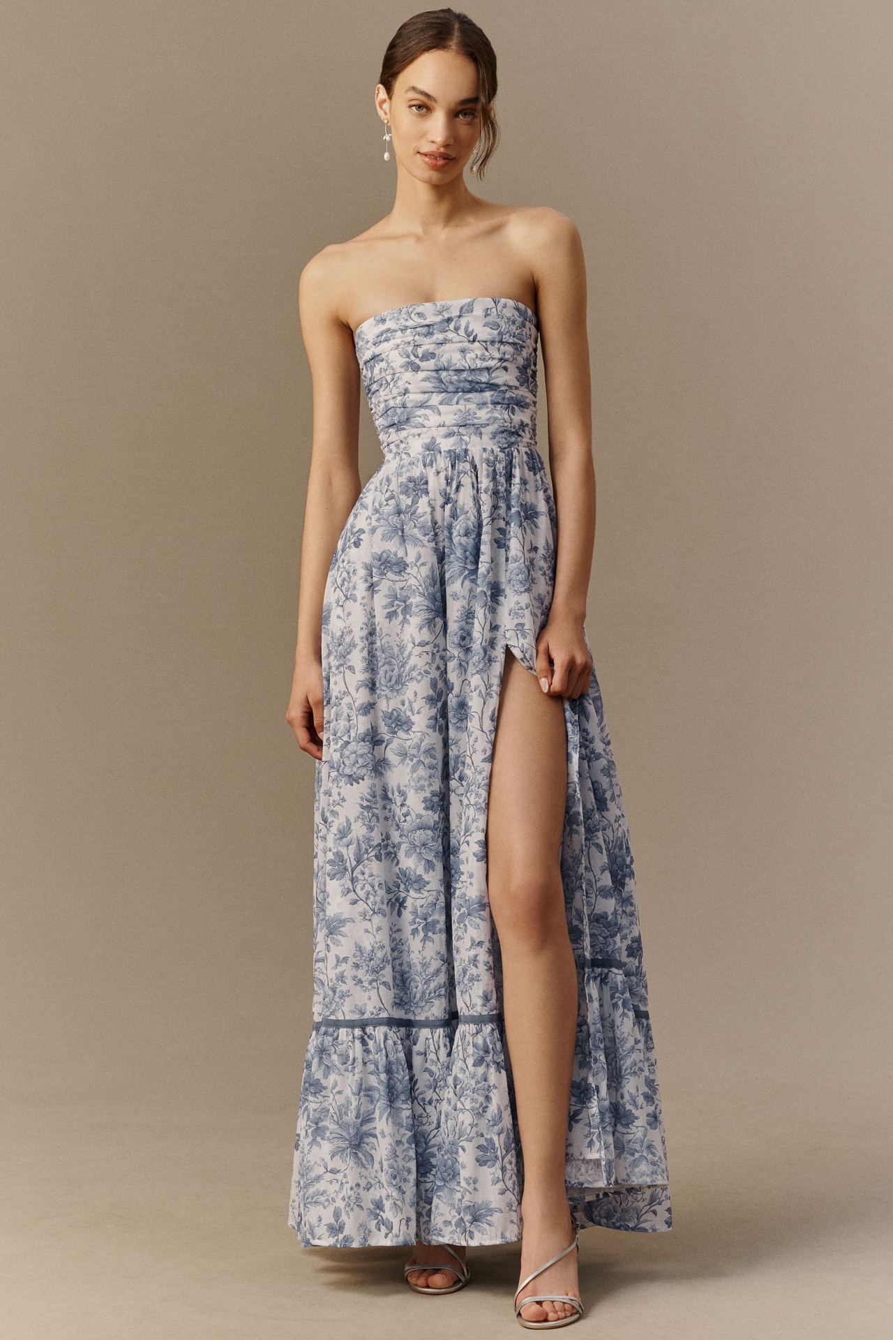 V. Chapman Regina Strapless Maxi Dress