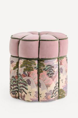 Merve Kahraman Floral-Shaped Ottoman
