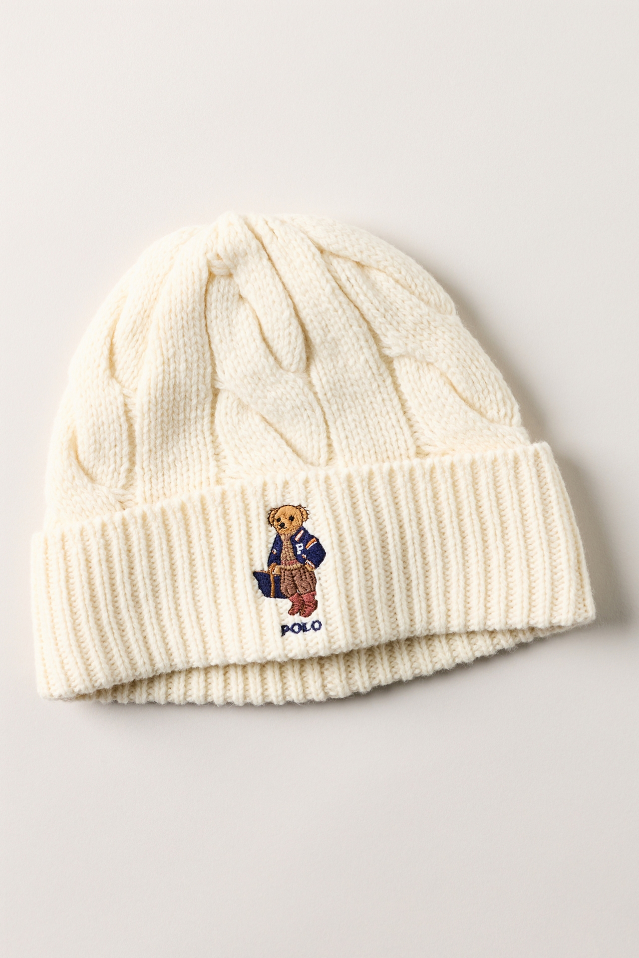 Polo Ralph Lauren Polo Bear Cable-Knit Beanie