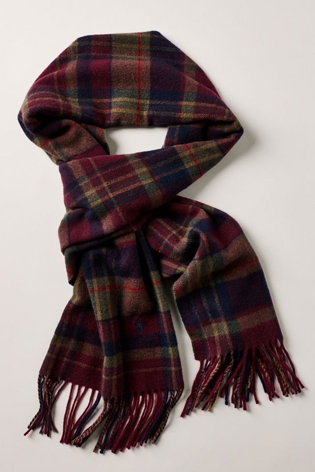 Polo Ralph Lauren Plaid Cashmere Scarf #1