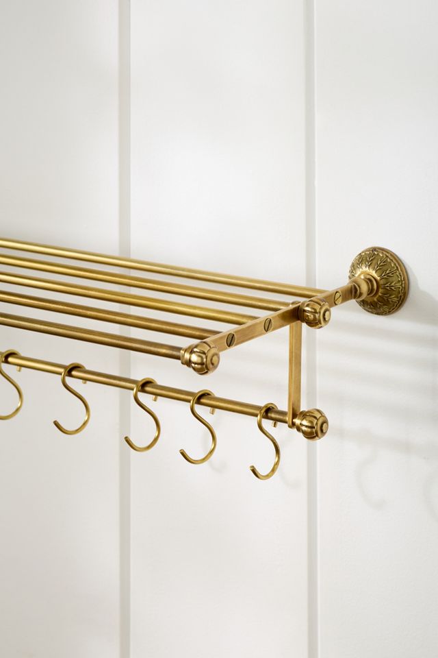 Eloise Brass Hanging Bath Shelf #1