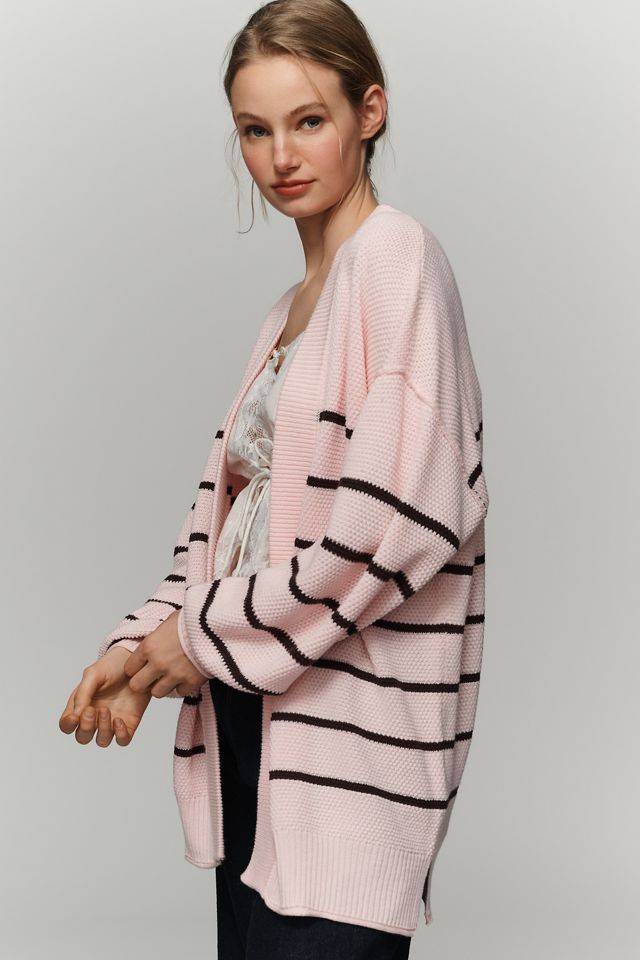 By Anthropologie Waffle Cardigan Sweater #2