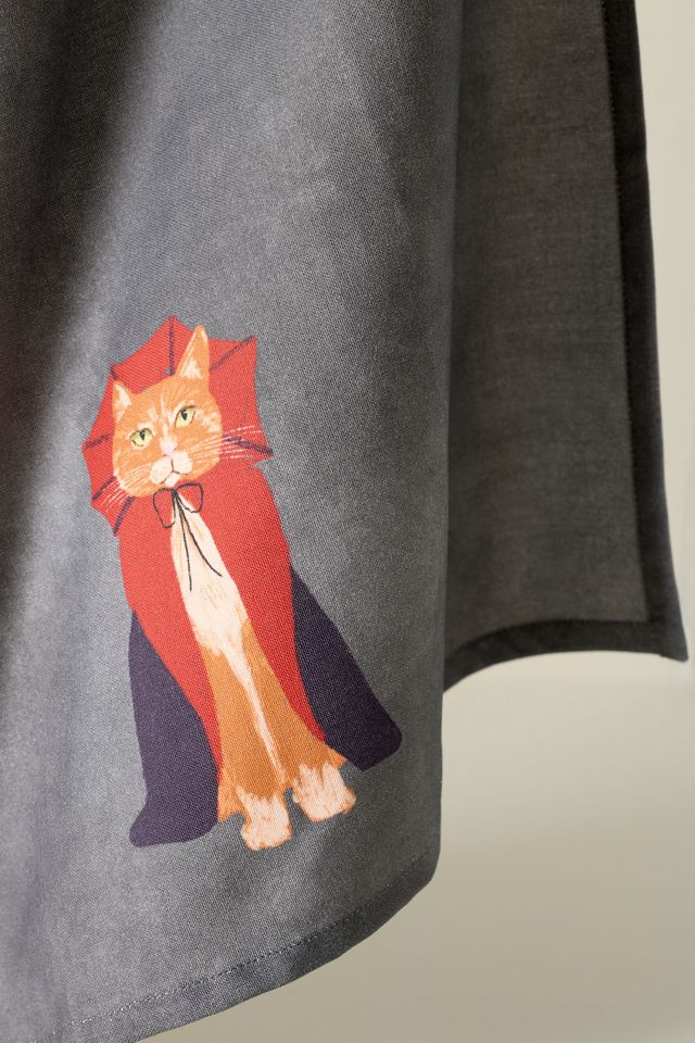Cat Halloween Dish Towel #3