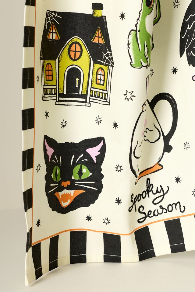 Halloween Mugs Dish Towel #3