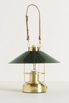 Barbour x Anthropologie Metal and Leather Rechargeable Cordless Lantern