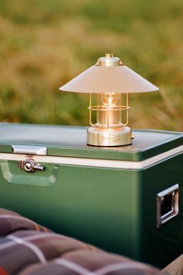 Barbour x Anthropologie Metal and Leather Rechargeable Cordless Lantern