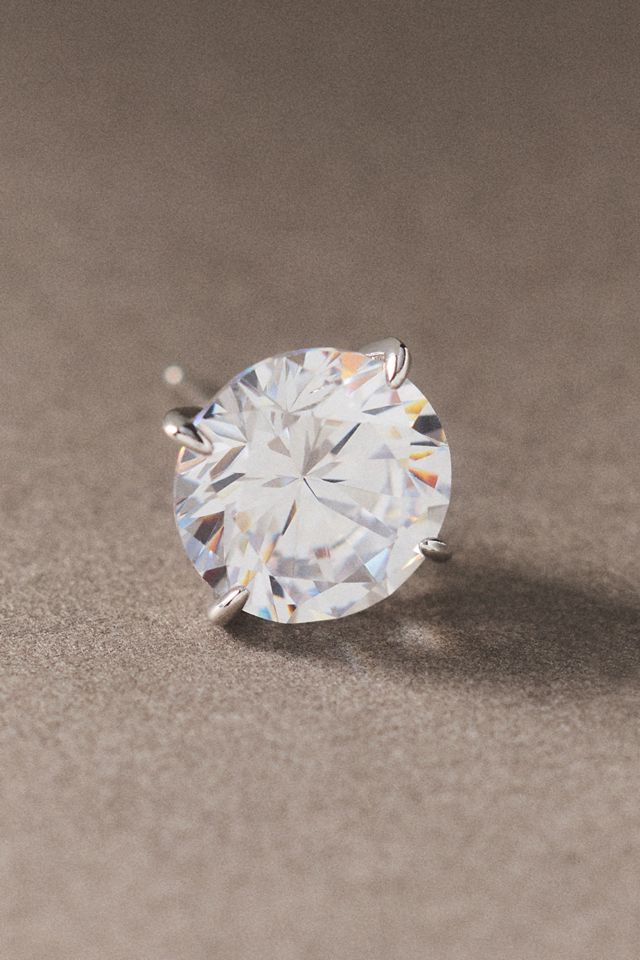 Shashi Round Crystal Stud Earrings #1