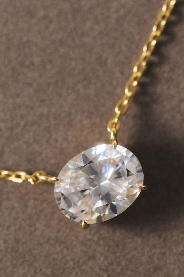 Shashi Oval East-West Necklace #1
