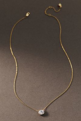 Shashi Oval East-West Necklace