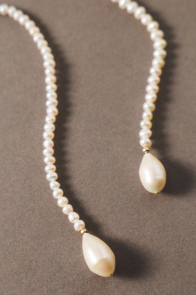 Shashi Bolo Tie Pearl Necklace #1