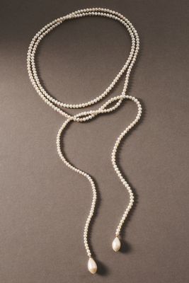Shashi Bolo Tie Pearl Necklace