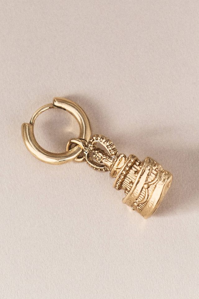 Getaway Car & Cake Charm Hoop Earrings #1