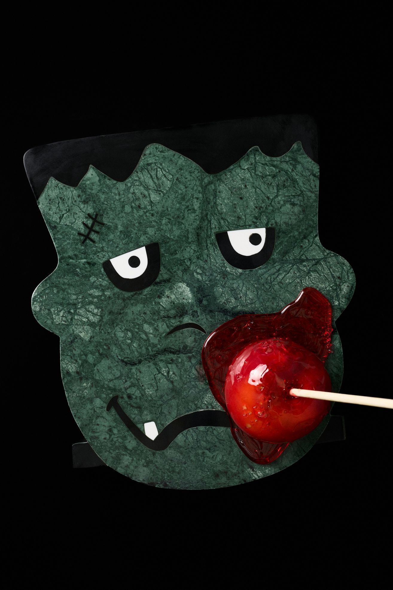 Halloween Marble Cheese Board - Monster, One Size