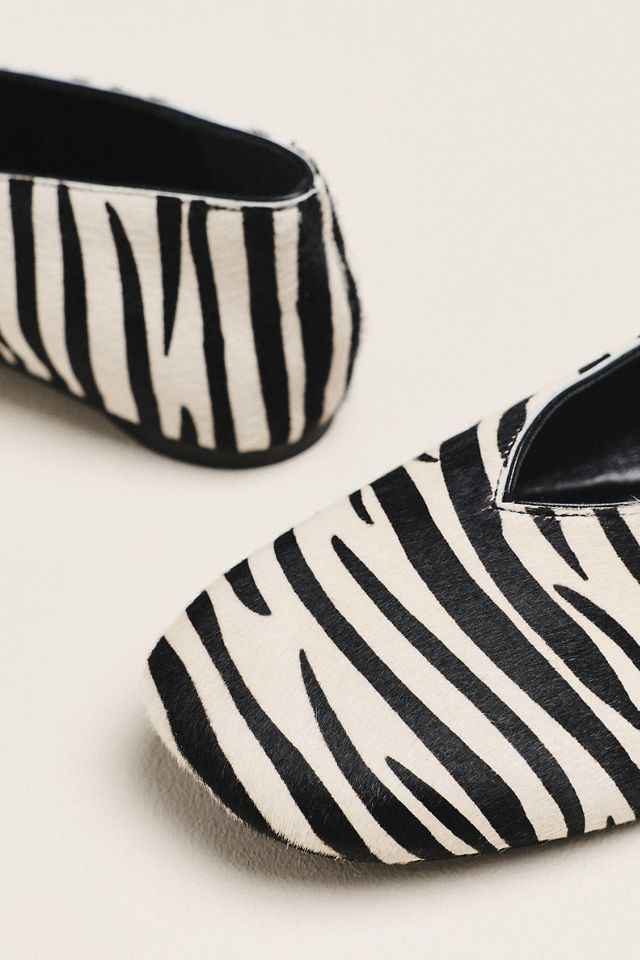 Anine Bing Ana Zebra Ballet Flats #2