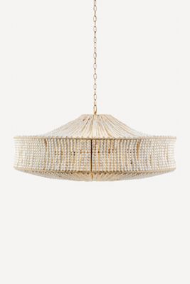 Belem Beaded Wood Chandelier