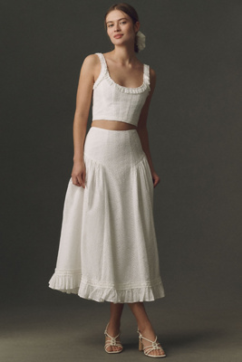 Ashton Halter-Neck Top and Midi Skirt Set
