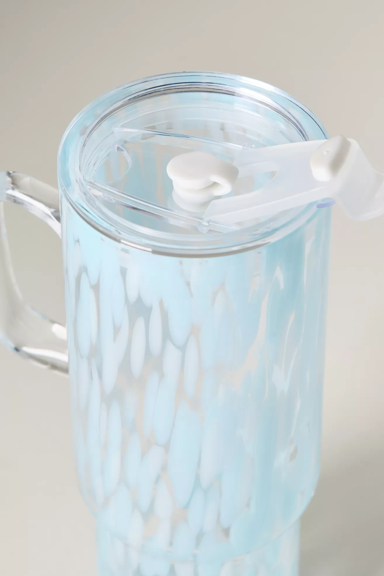 Confetti Glass Tumbler with Handle - thumbnail 2