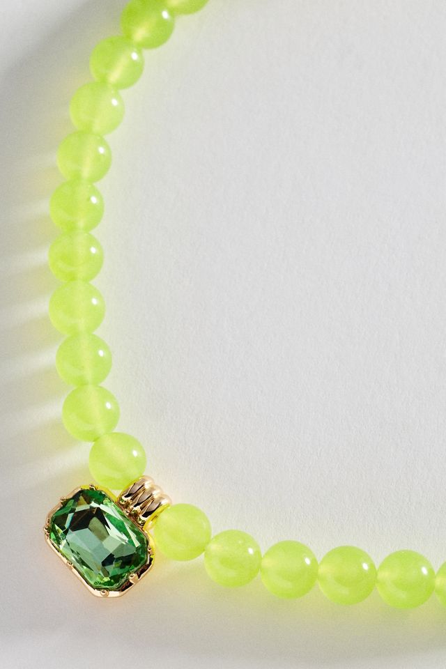Beaded Pendant Necklace #1
