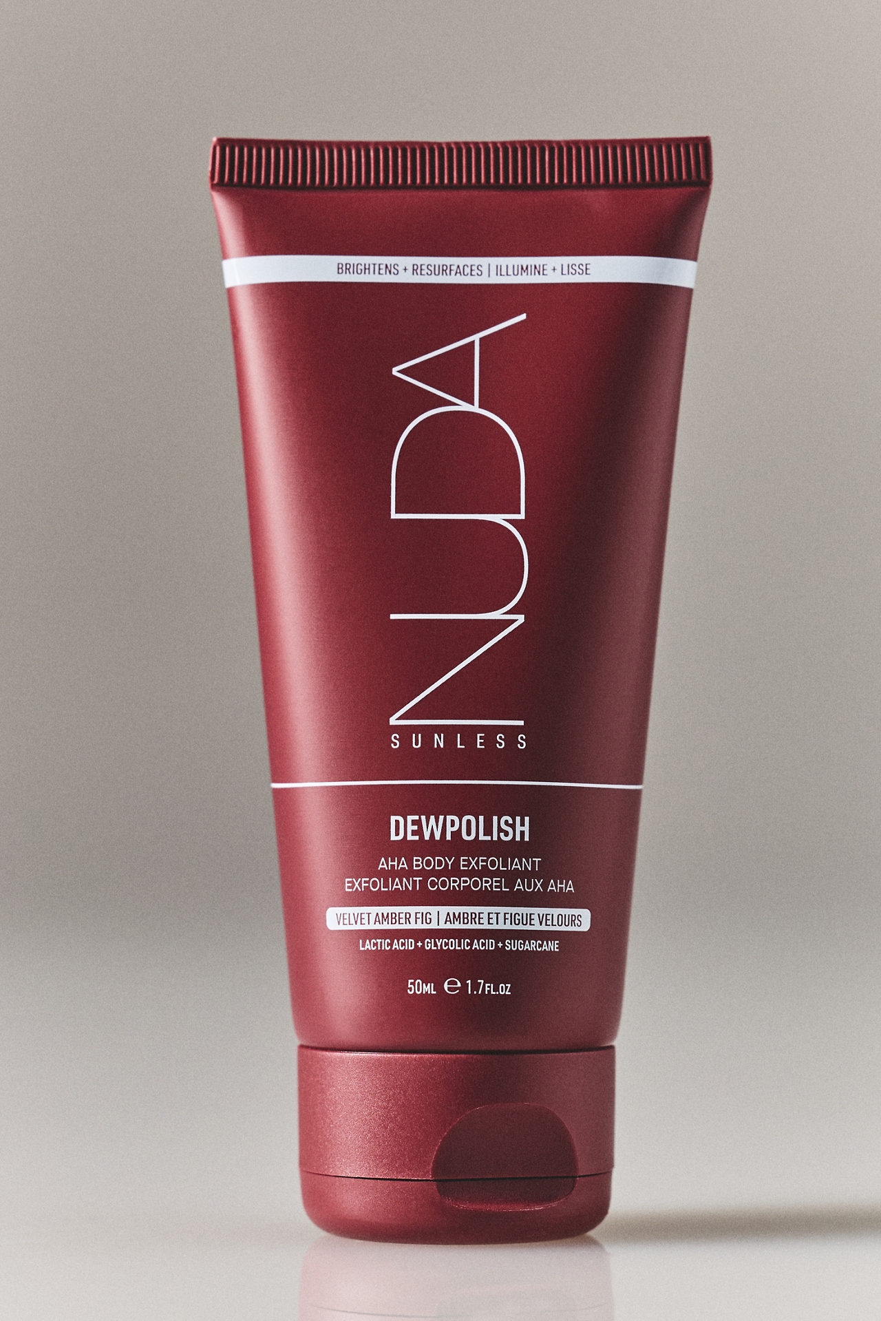 NUDA DewPolish AHA Body Exfoliant Mini