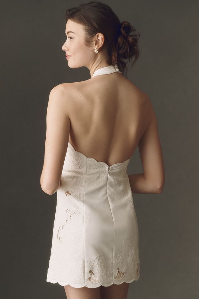 BHLDN Cutwork Mini Dress #1