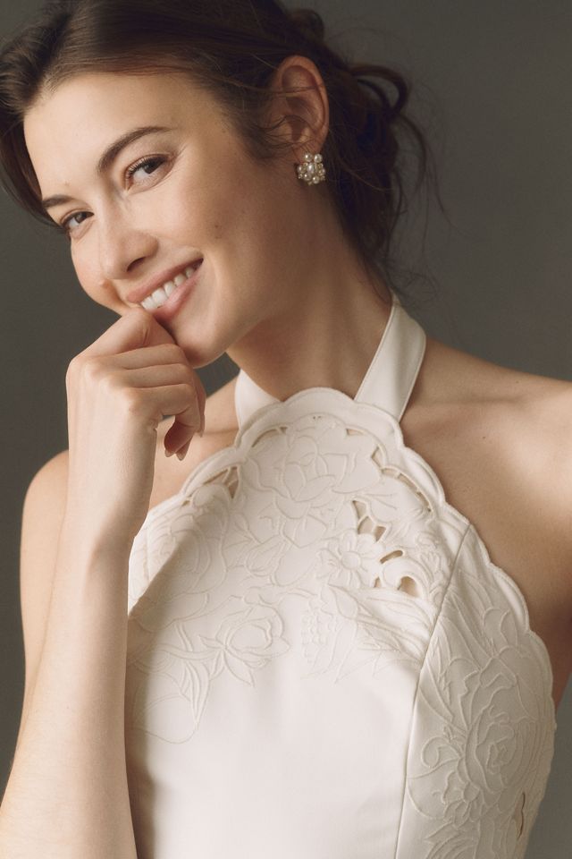 BHLDN Cutwork Mini Dress #3
