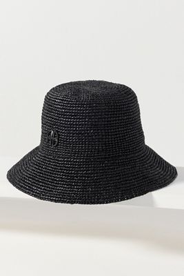 Anine Bing Cabana Raffia Bucket Hat