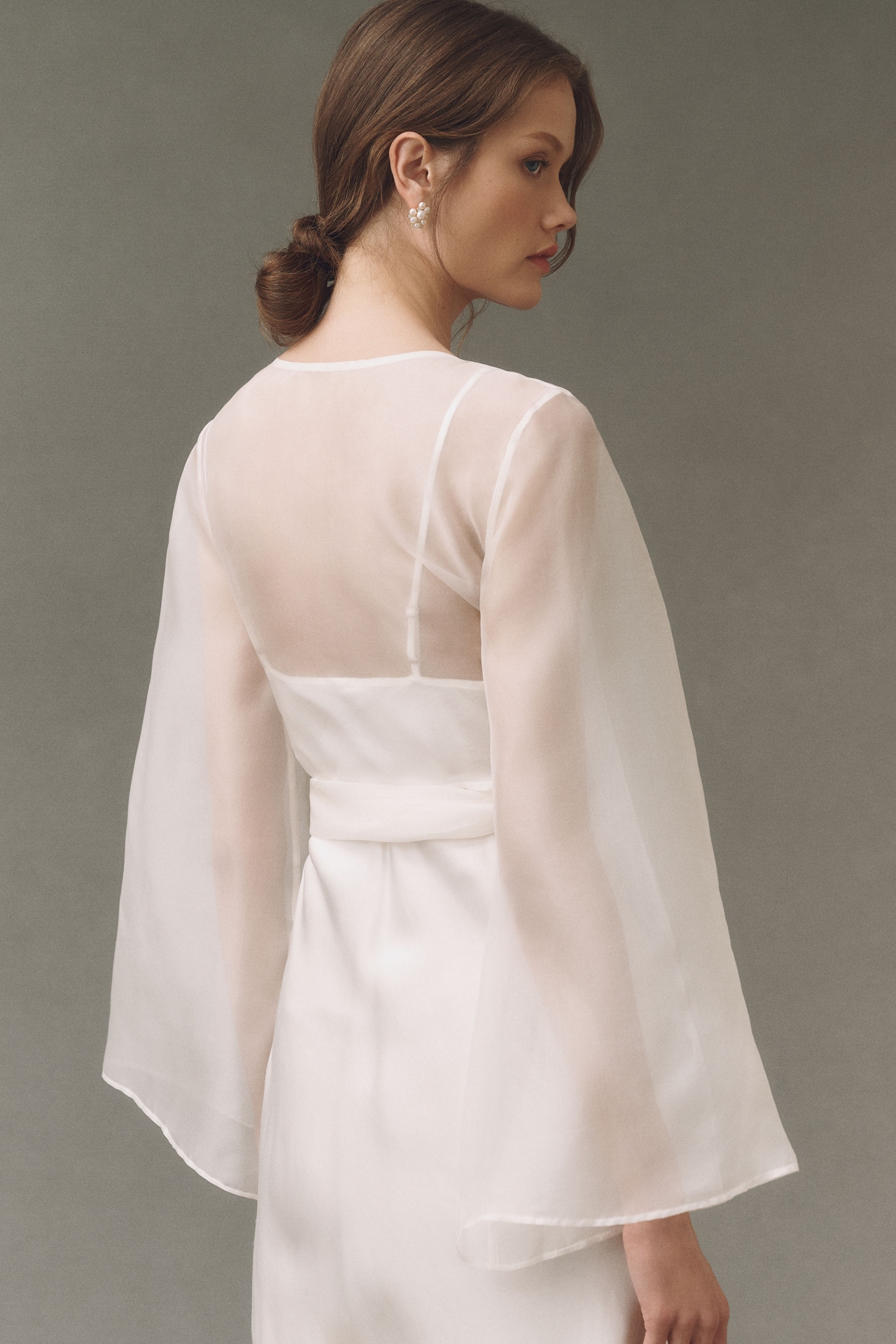 Shona Joy La Lune Stratus Organza Wrap Blouse