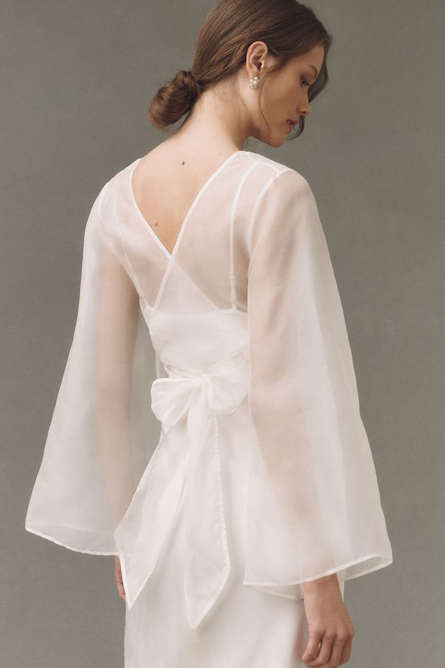 Shona Joy La Lune Stratus Organza Wrap Blouse #3