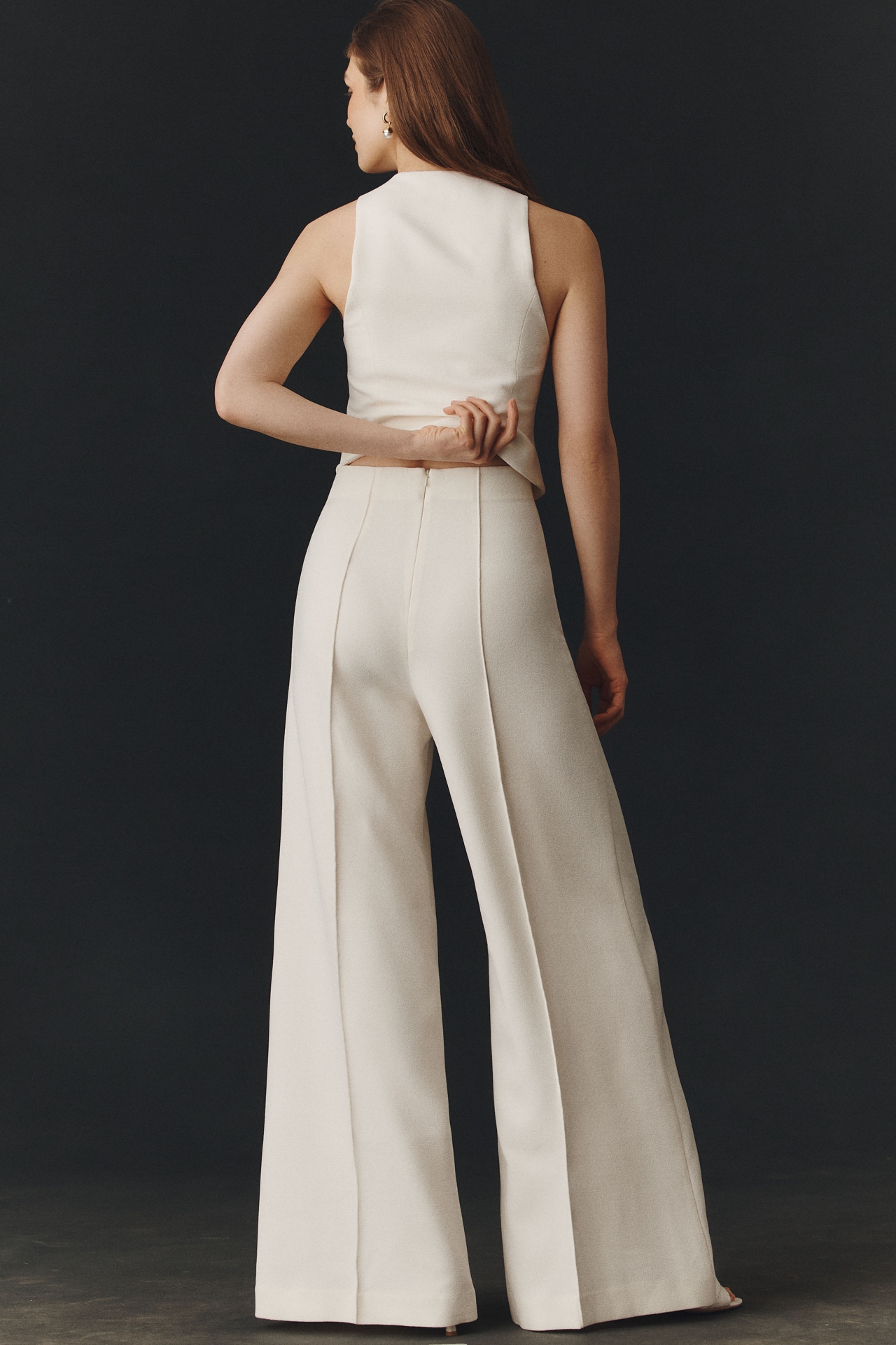 Shona Joy Amura High-Waist Wide-Leg Pants