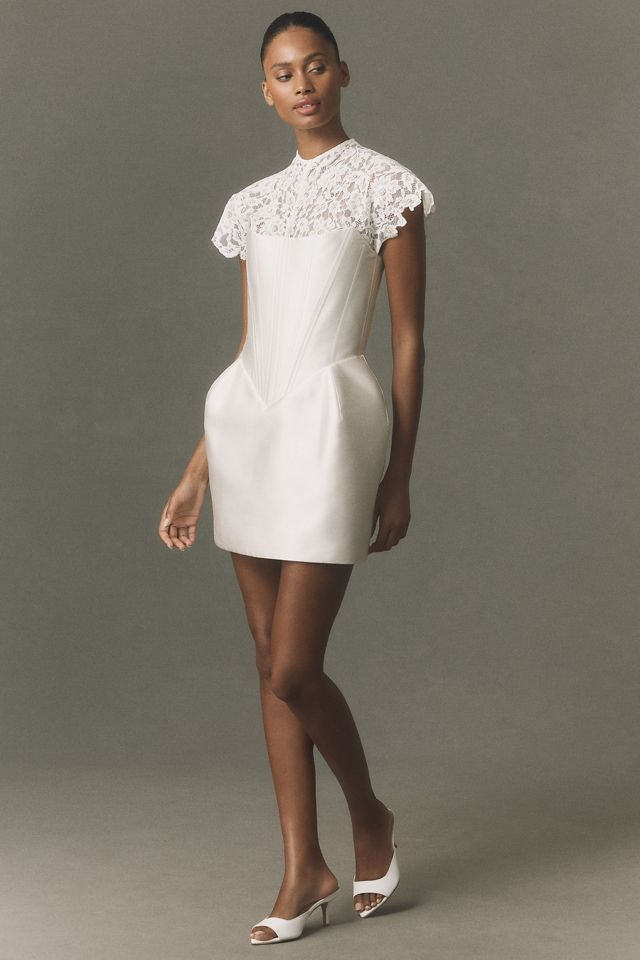 adeline mini dress ADELINE TIE MINI DRESS