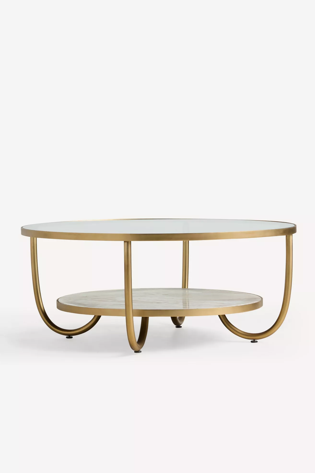 Loring Marble 40" Coffee Table - thumbnail 3