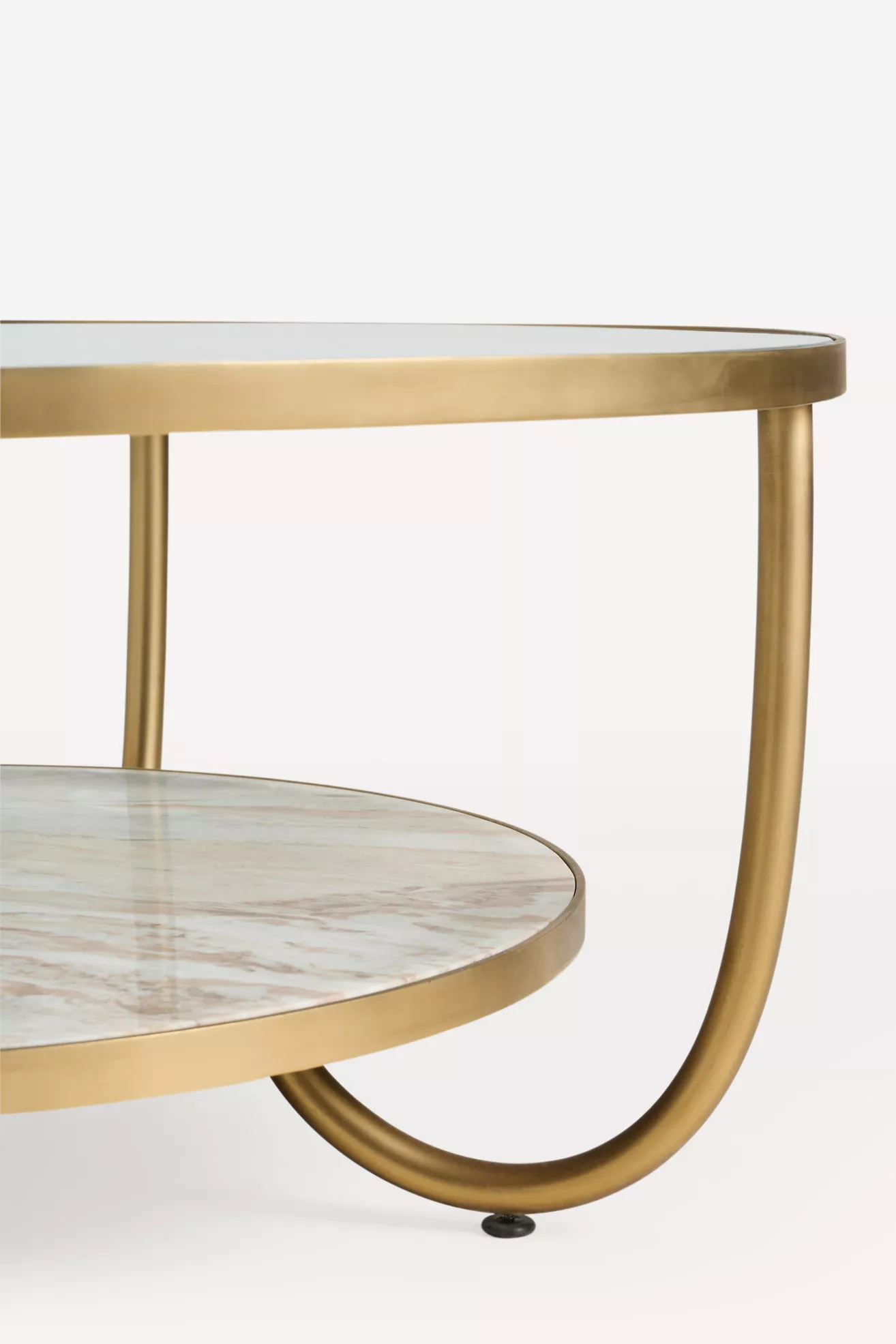 Loring Marble 40" Coffee Table - thumbnail 5