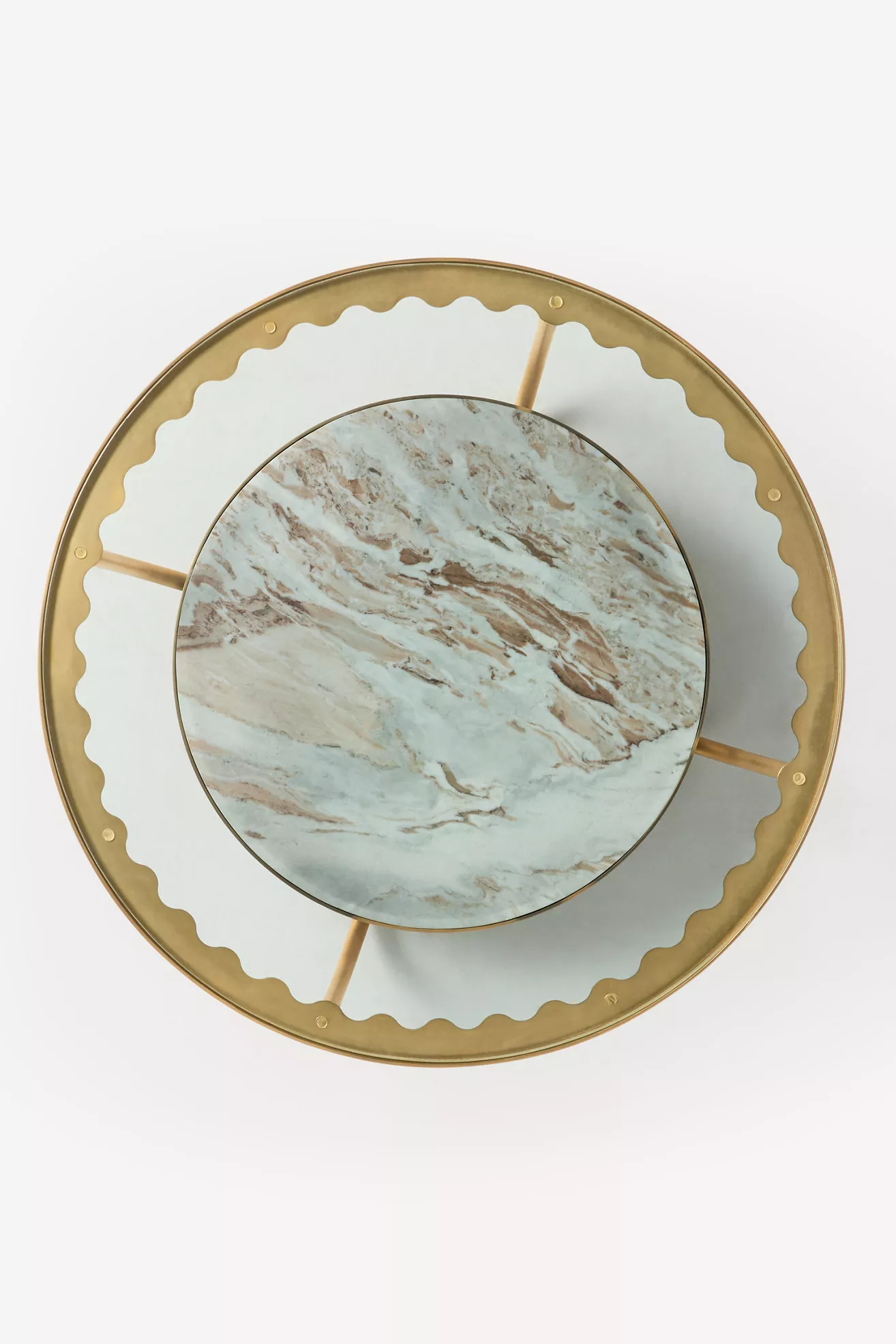 Loring Marble 40" Coffee Table - thumbnail 6