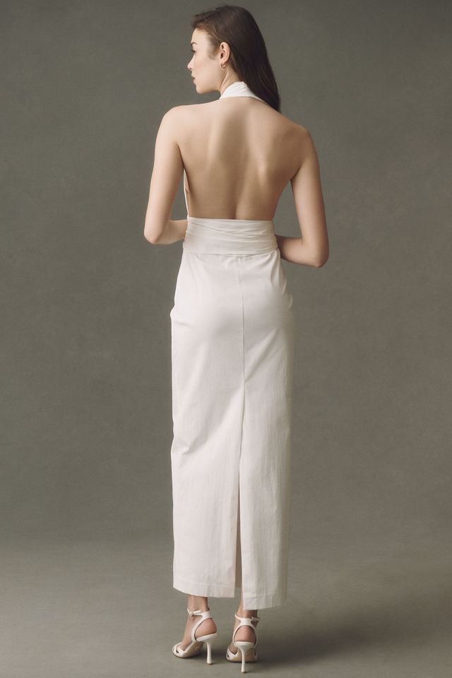 Shona Joy Campbell Halter Maxi Dress #1
