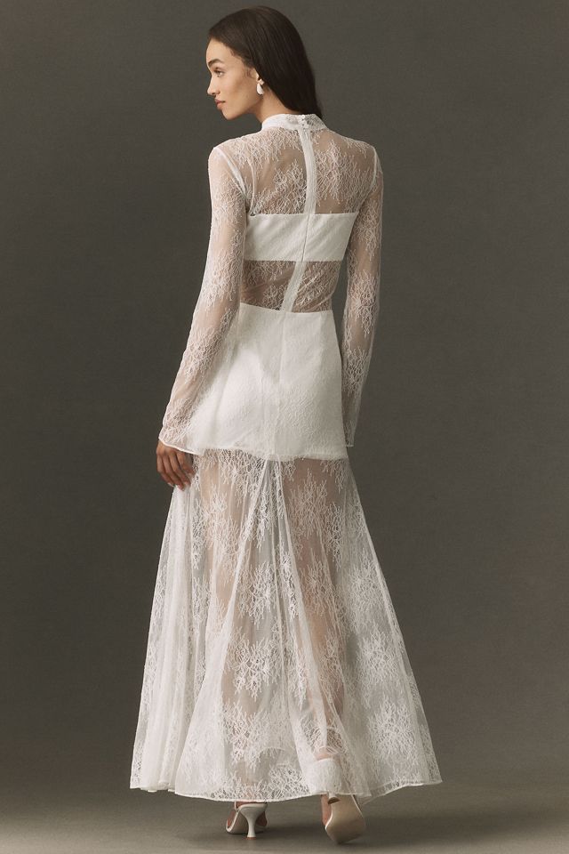Shona Joy Labyrinth Lace Maxi Dress #1