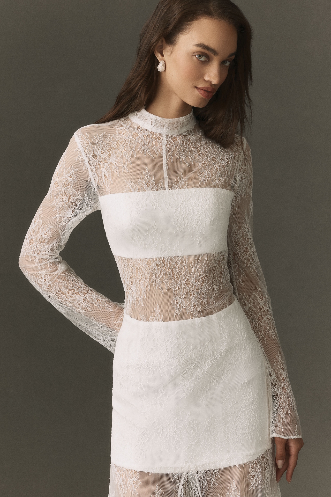 Shona Joy Labyrinth Lace Maxi Dress