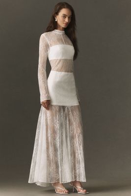 Shona Joy Labyrinth Lace Maxi Dress